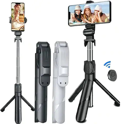 4 in1 Selfie Tripod With Integrated Light - Selfie 360